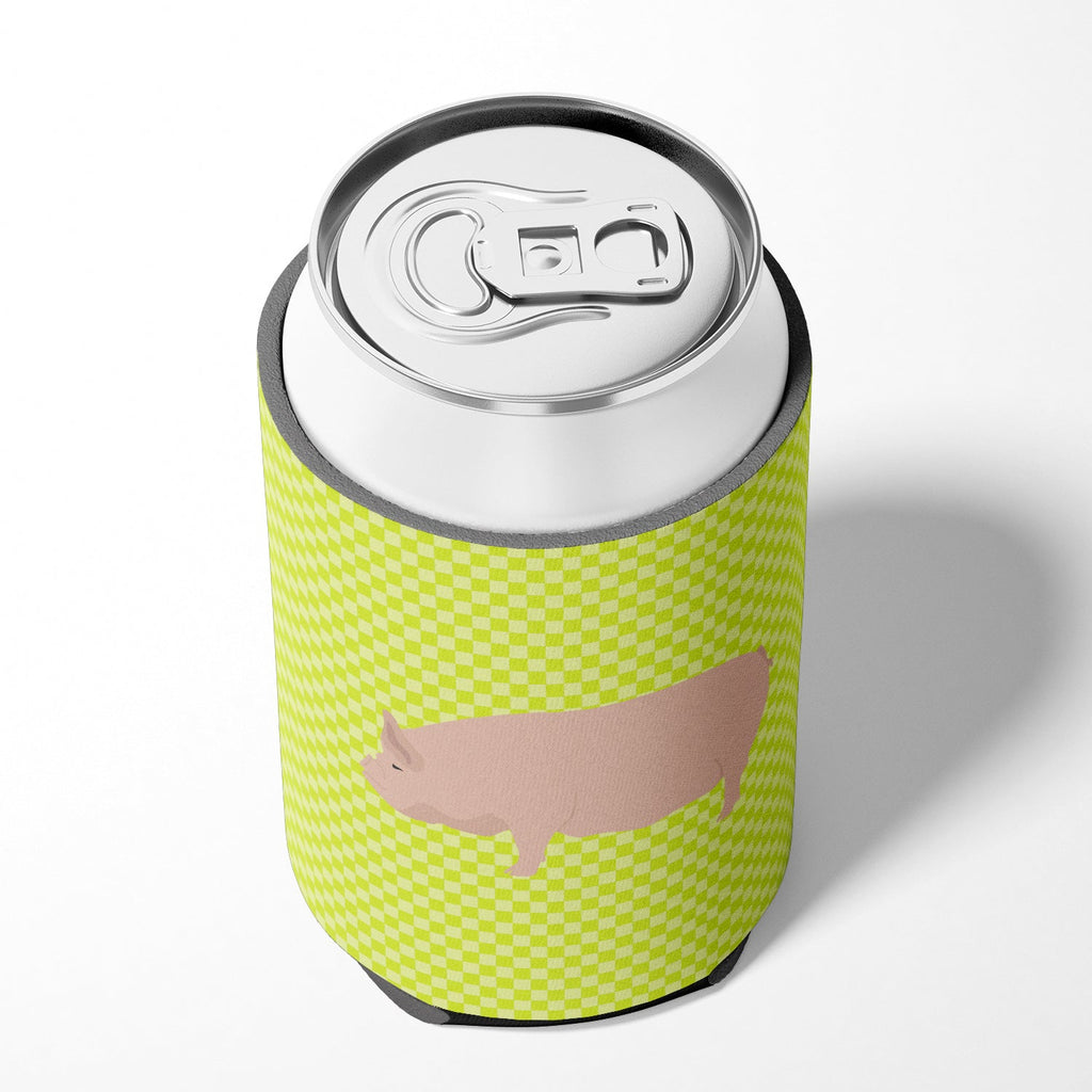 Welsh Pig Green Can or Bottle Hugger Cooler Sleeve for Standard 12 oz Cans, Insulated Foam Beer & Soda Can Hugger Reusable