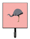 Rhea  Pink Check Leash or Key Holder Wall Hooks, Key Hooks Holder, Coat Rack Wall Mount, Coat Hooks, Hooks for Hanging Keys, Towels, Aprons, Leashes