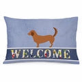 Alpine Dachsbrake Welcome Standard Pillowcase Lightweight Super Soft Easy Care Decorative Artwork Pillowcase, Standard