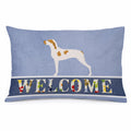 Ariege Pointer Welcome Standard Pillowcase Lightweight Super Soft Easy Care Decorative Artwork Pillowcase, Standard