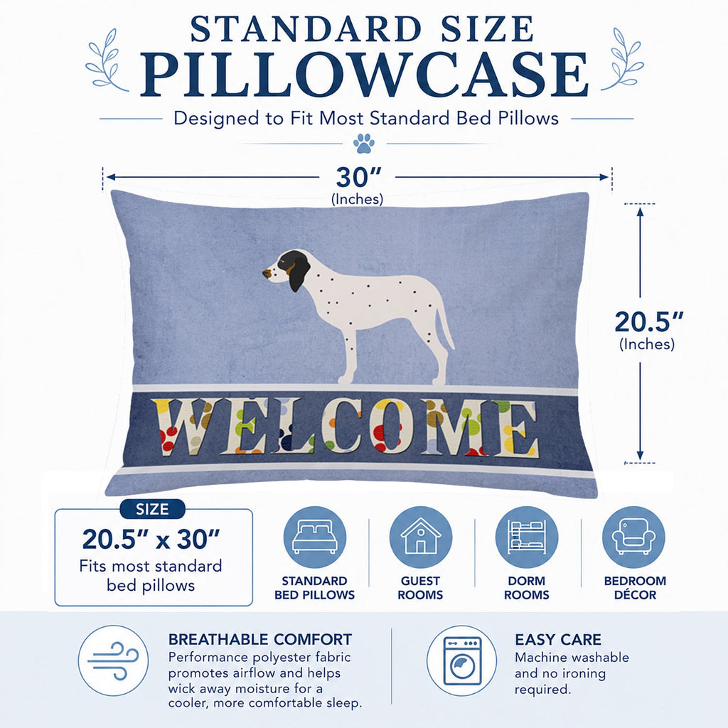 Gascon Saintongeois Welcome Standard Pillowcase Lightweight Super Soft Easy Care Decorative Artwork Pillowcase, Standard