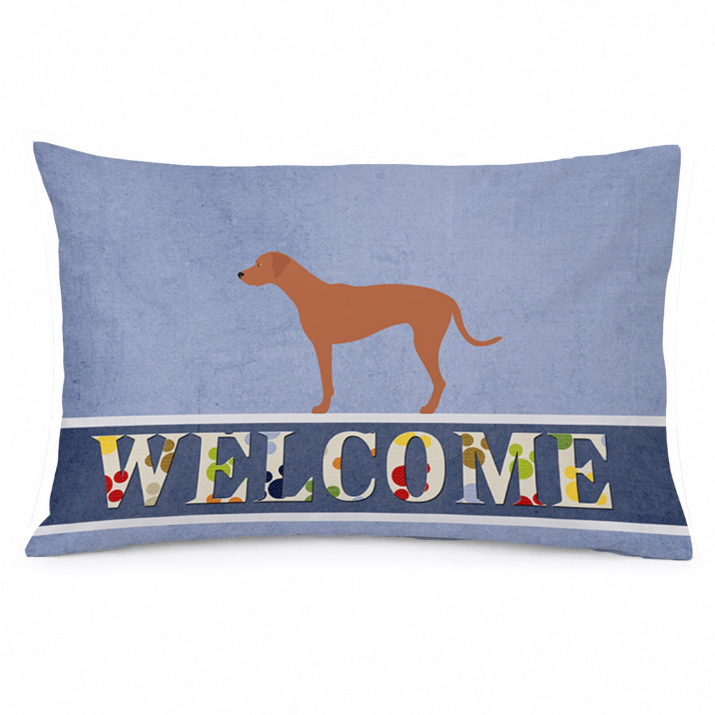 Rhodesian Ridgeback Welcome Standard Pillowcase Lightweight Super Soft Easy Care Decorative Artwork Pillowcase, Standard