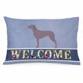 Weimaraner Welcome Standard Pillowcase Lightweight Super Soft Easy Care Decorative Artwork Pillowcase, Standard