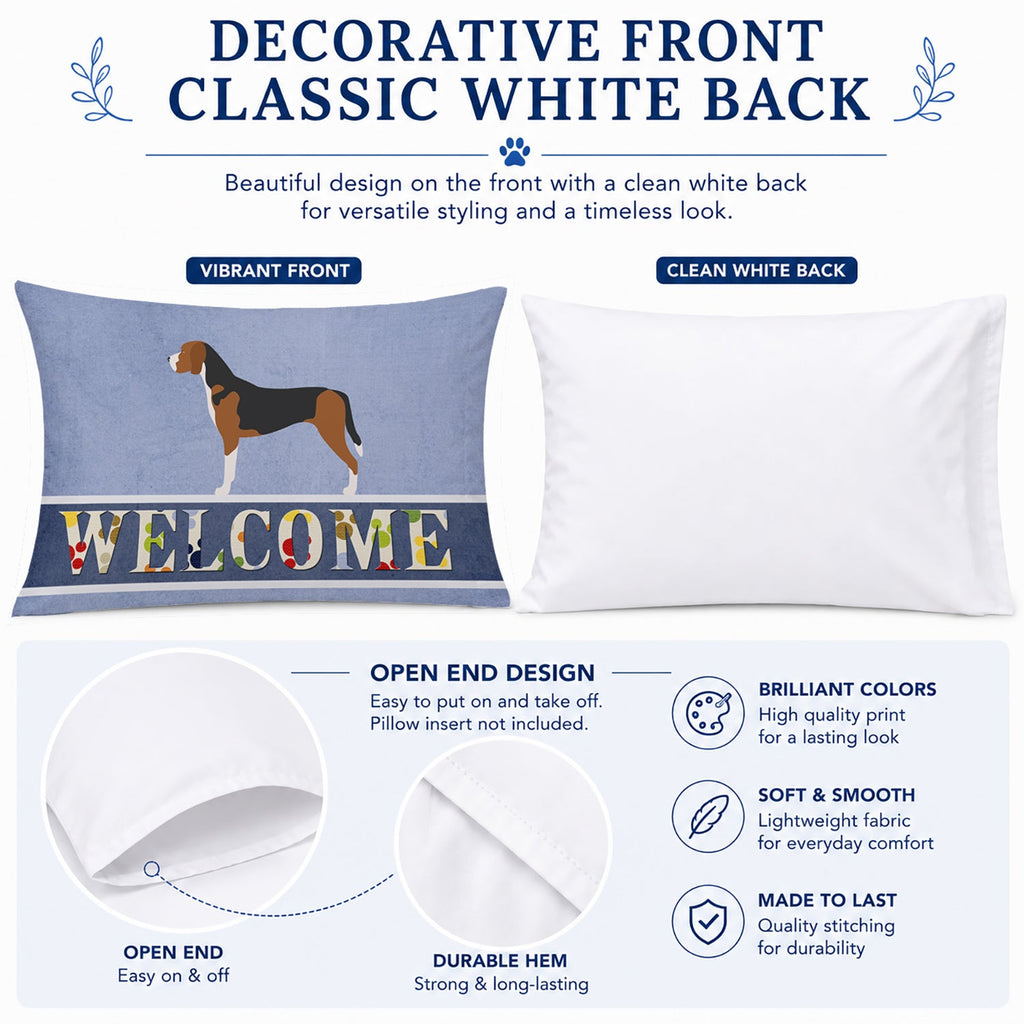 Hamiltonstövare Welcome Standard Pillowcase Lightweight Super Soft Easy Care Decorative Artwork Pillowcase, Standard