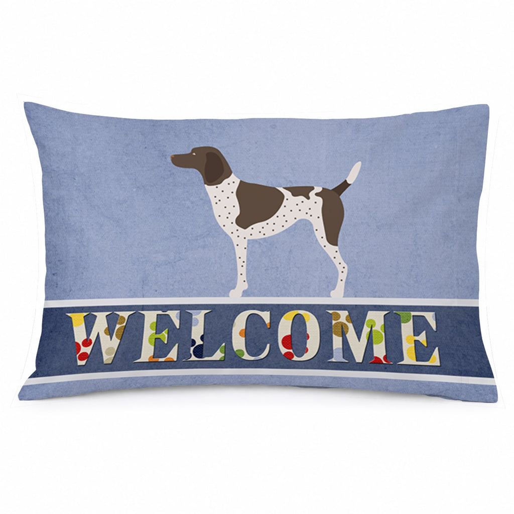 German Shorthaired Pointer Welcome Standard Pillowcase Lightweight Super Soft Easy Care Decorative Artwork Pillowcase, Standard