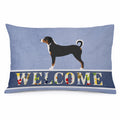 Appenzeller Sennenhund Welcome Standard Pillowcase Lightweight Super Soft Easy Care Decorative Artwork Pillowcase, Standard