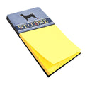 Appenzeller Sennenhund Welcome Watercolor Sticky Note Holder Refillable Dispenser Desk Accessory 3x3 Pad Gift