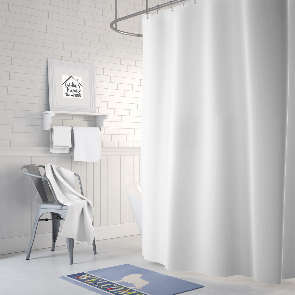 Berger Blanc Suisse Welcome Memory Foam Kitchen Mat Machine Washable Anti-Fatigue Cushion Comfort Bath or Kitchen Rug