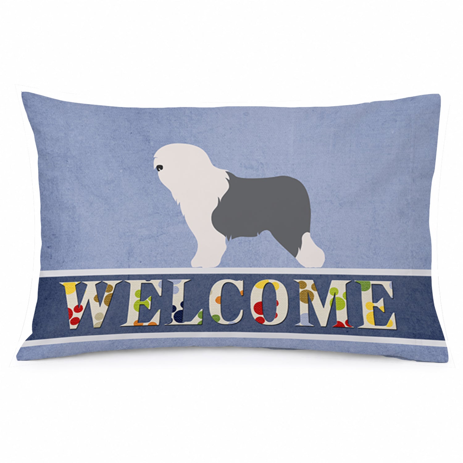 Old English Sheepdog Bobtail Standard Pillowcase Lightweight Super Soft Easy Care Decorative Artwork Pillowcase, Standard