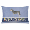 Saarloos Wolfdog Welcome Standard Pillowcase Lightweight Super Soft Easy Care Decorative Artwork Pillowcase, Standard