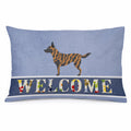 Dutch Shepherd Welcome Standard Pillowcase Lightweight Super Soft Easy Care Decorative Artwork Pillowcase, Standard