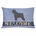 Bouvier des Flandres Welcome Standard Pillowcase Lightweight Super Soft Easy Care Decorative Artwork Pillowcase, Standard