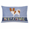 Papillon Welcome Standard Pillowcase Lightweight Super Soft Easy Care Decorative Artwork Pillowcase, Standard