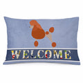 Royal Poodle Welcome Standard Pillowcase Lightweight Super Soft Easy Care Decorative Artwork Pillowcase, Standard