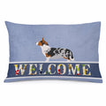 Welsh Corgi Cardigan Welcome Standard Pillowcase Lightweight Super Soft Easy Care Decorative Artwork Pillowcase, Standard