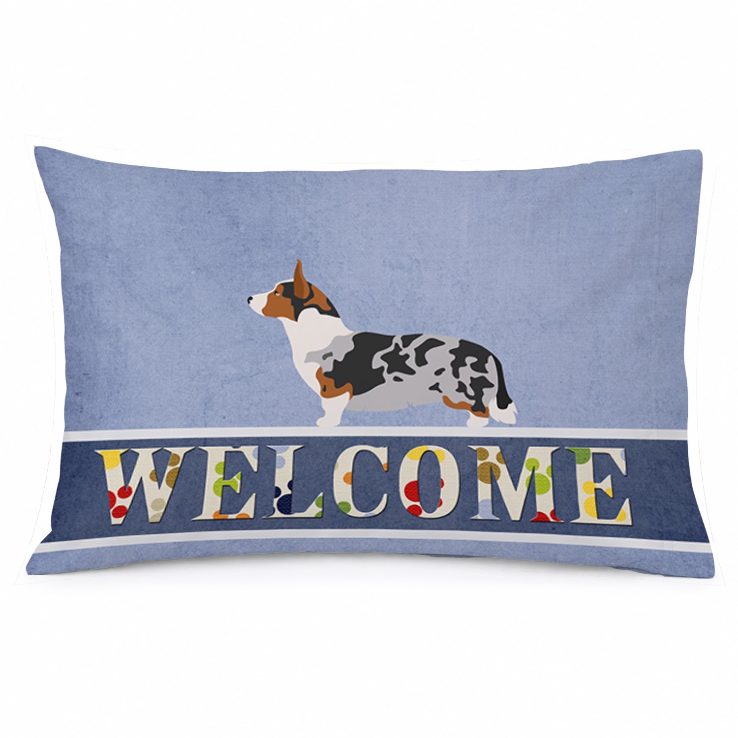 Welsh Corgi Cardigan Welcome Standard Pillowcase Lightweight Super Soft Easy Care Decorative Artwork Pillowcase, Standard