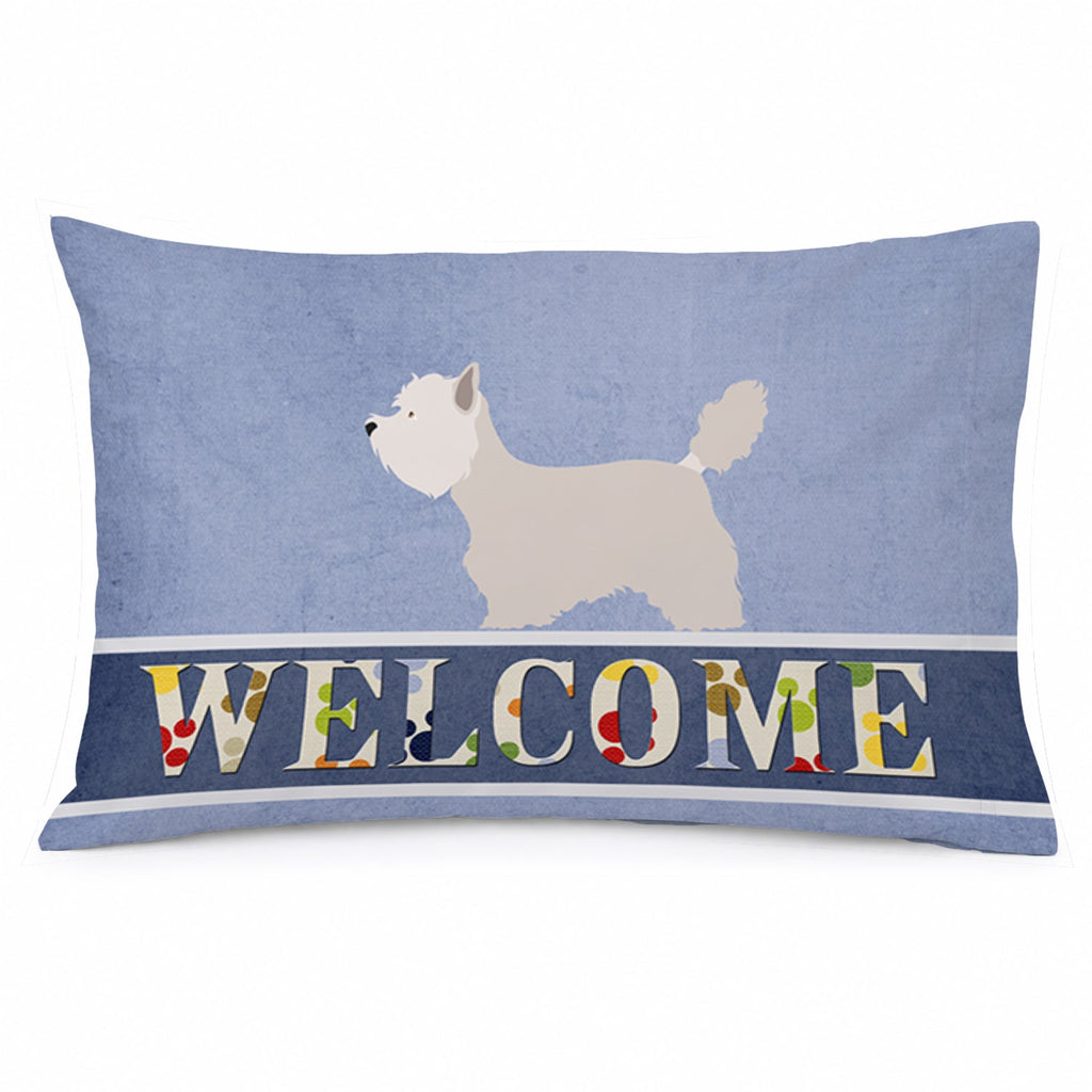 Westie Welcome Standard Pillowcase Lightweight Super Soft Easy Care Decorative Artwork Pillowcase, Standard