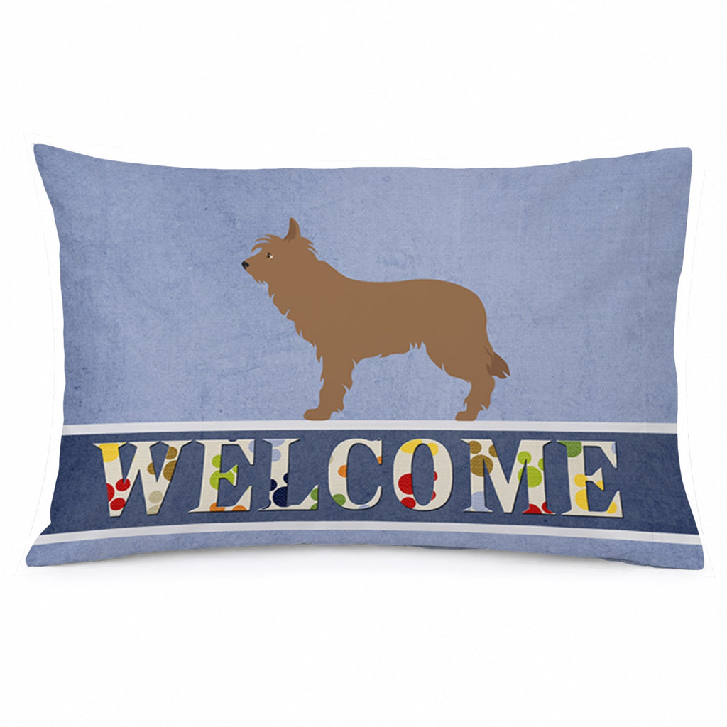 Berger Picard Welcome Standard Pillowcase Lightweight Super Soft Easy Care Decorative Artwork Pillowcase, Standard