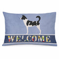 Canaan Dog Welcome Standard Pillowcase Lightweight Super Soft Easy Care Decorative Artwork Pillowcase, Standard
