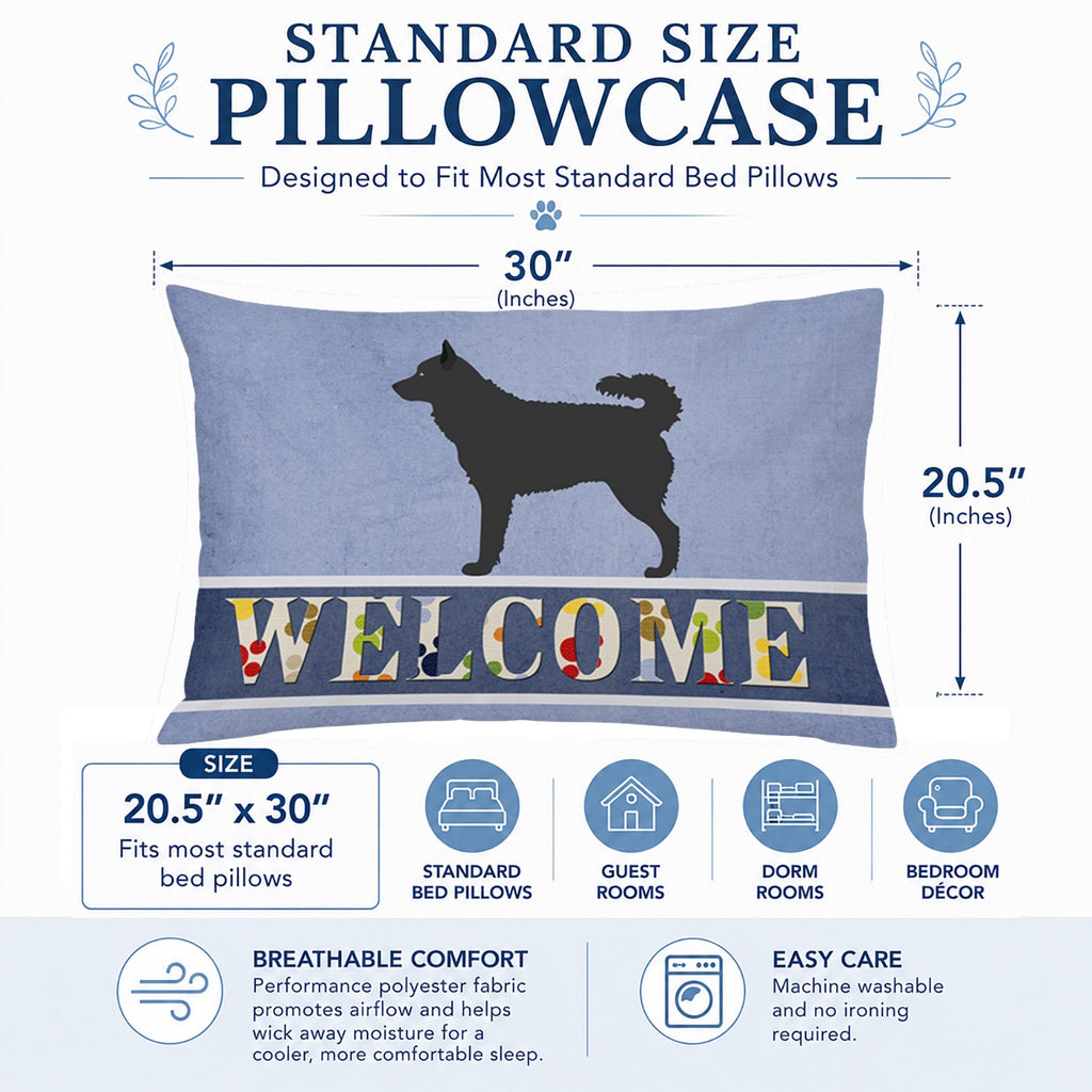 Mudi Welcome Standard Pillowcase Lightweight Super Soft Easy Care Decorative Artwork Pillowcase, Standard