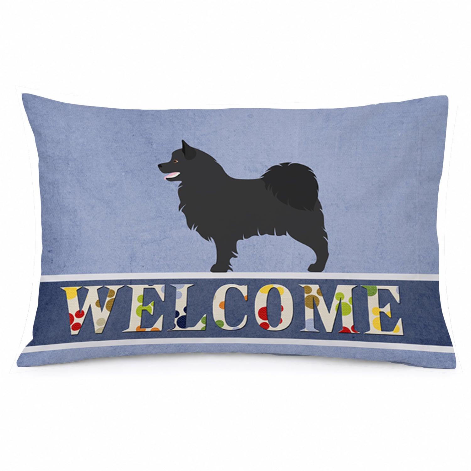 Swedish Lapphund Welcome Standard Pillowcase Lightweight Super Soft Easy Care Decorative Artwork Pillowcase, Standard