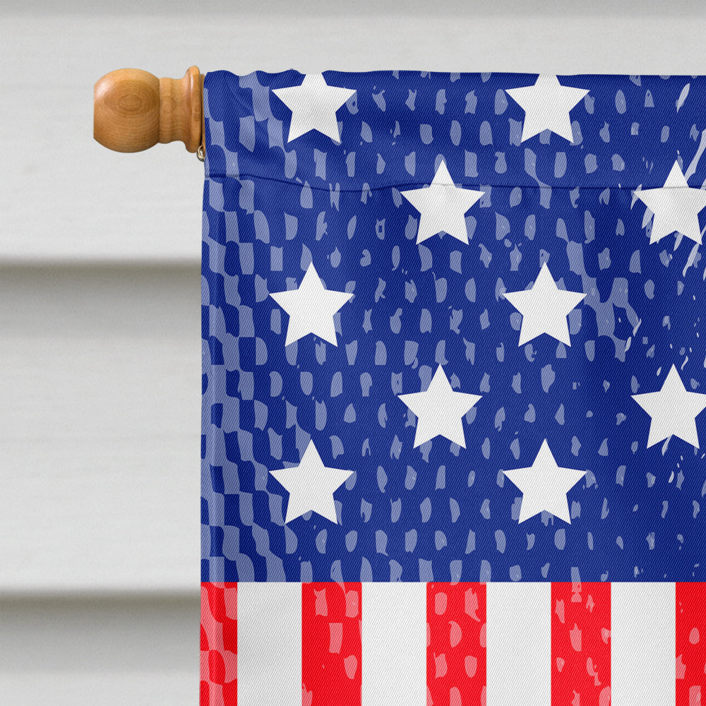 Rhodesian Ridgeback American House Flag 28x40 Porch Sleeve Pole Decorative Outside Yard Banner Artwork Wall Hanging, Polyester