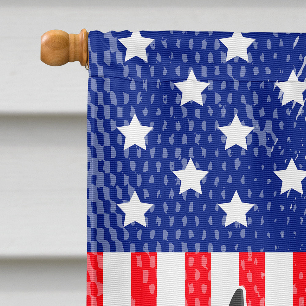 Dutch Shepherd American House Flag 28x40 Porch Sleeve Pole Decorative Outside Yard Banner Artwork Wall Hanging, Polyester
