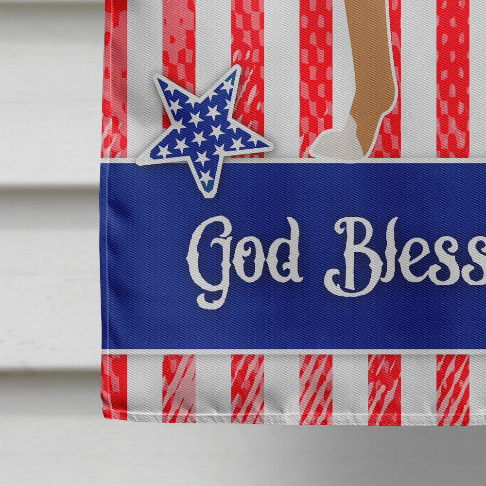 Telomian American House Flag 28x40 Porch Sleeve Pole Decorative Outside Yard Banner Artwork Wall Hanging, Polyester