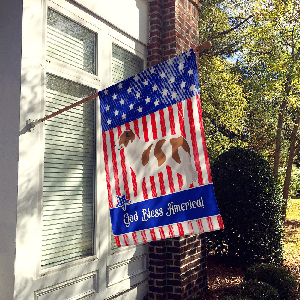 Aidi Atlas Mountain Dog American House Flag 28x40 Porch Sleeve Pole Decorative Outside Yard Banner Artwork Wall Hanging, Polyester