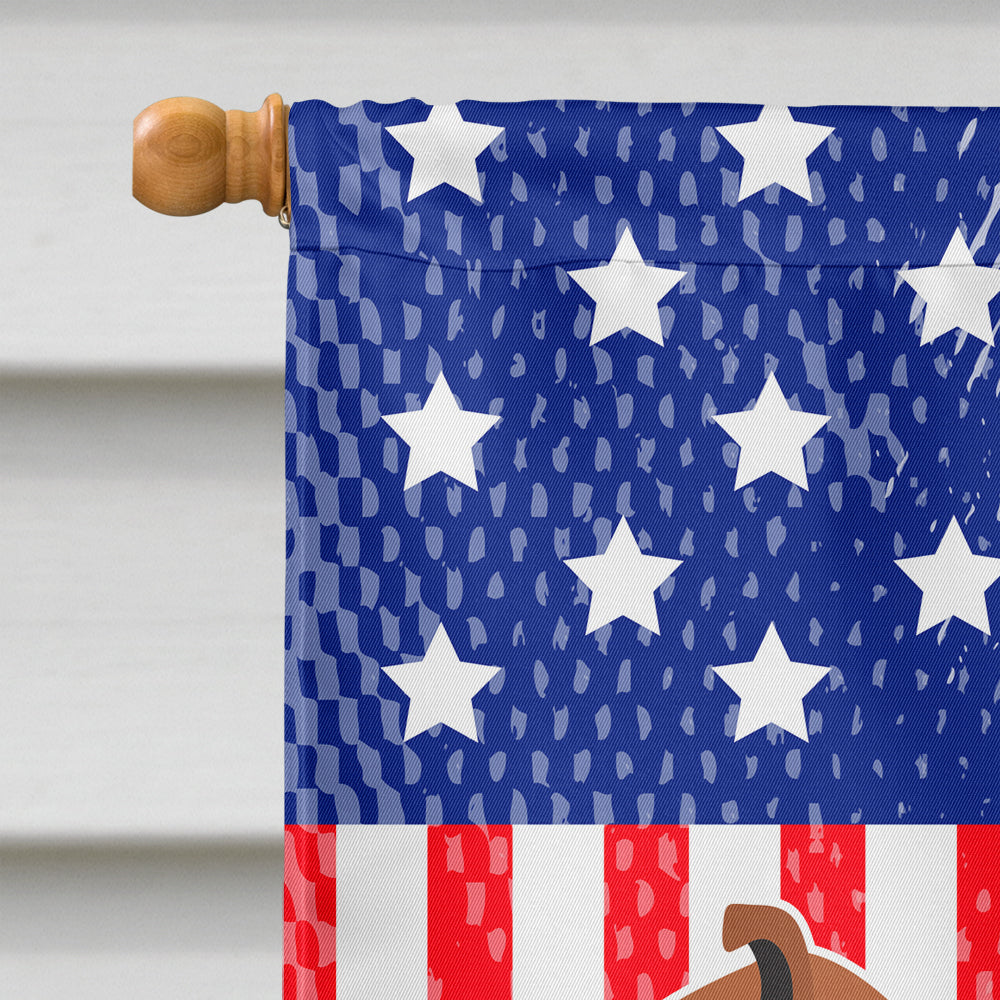 Smooth Rough American House Flag 28x40 Porch Sleeve Pole Decorative Outside Yard Banner Artwork Wall Hanging, Polyester