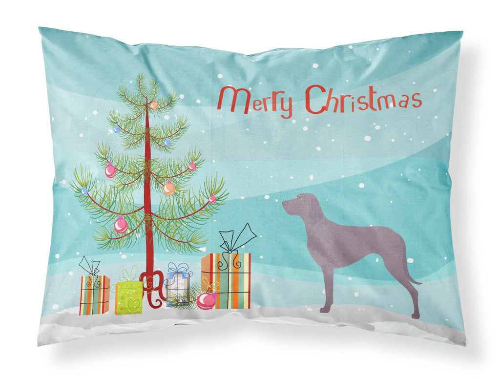Weimaraner Christmas Standard Pillowcase Lightweight Super Soft Easy Care Decorative Artwork Pillowcase, Standard