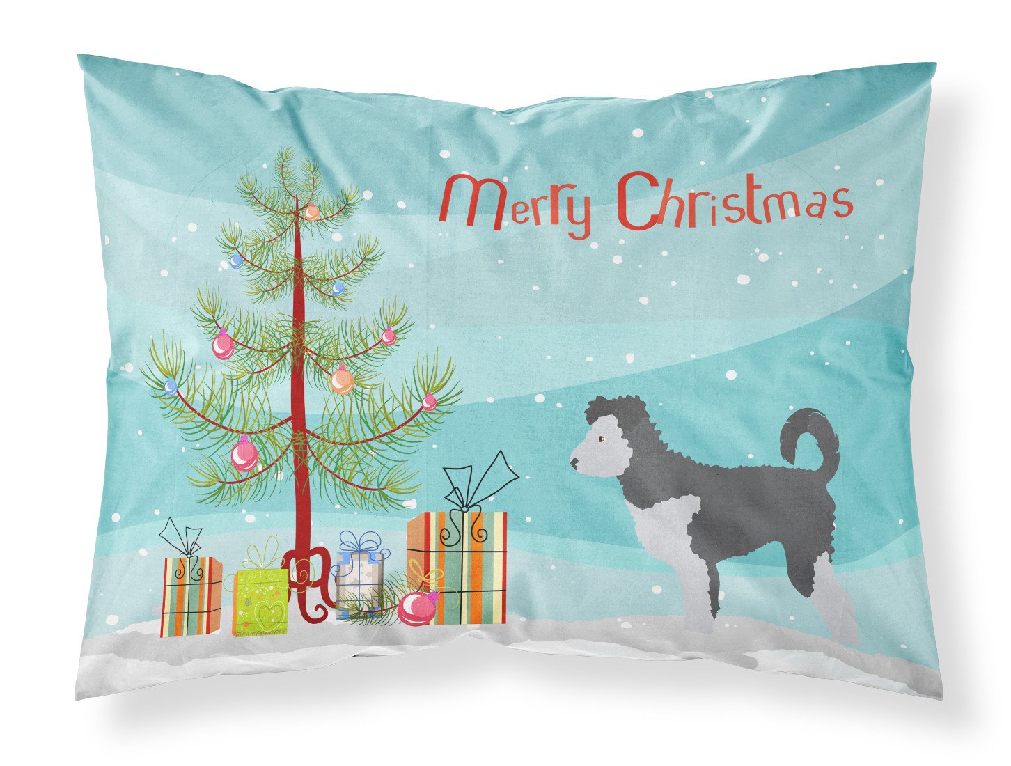 Pumi Christmas Standard Pillowcase Lightweight Super Soft Easy Care Decorative Artwork Pillowcase, Standard