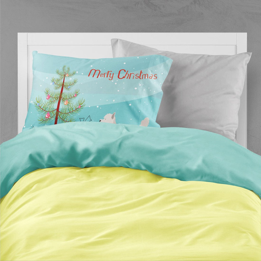 Westie Christmas Standard Pillowcase Lightweight Super Soft Easy Care Decorative Artwork Pillowcase, Standard