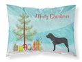 Broholmer Danish Mastiff Christmas Standard Pillowcase Lightweight Super Soft Easy Care Decorative Artwork Pillowcase, Standard