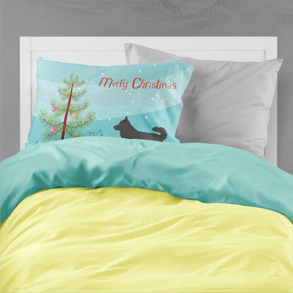 Mudi Christmas Standard Pillowcase Lightweight Super Soft Easy Care Decorative Artwork Pillowcase, Standard