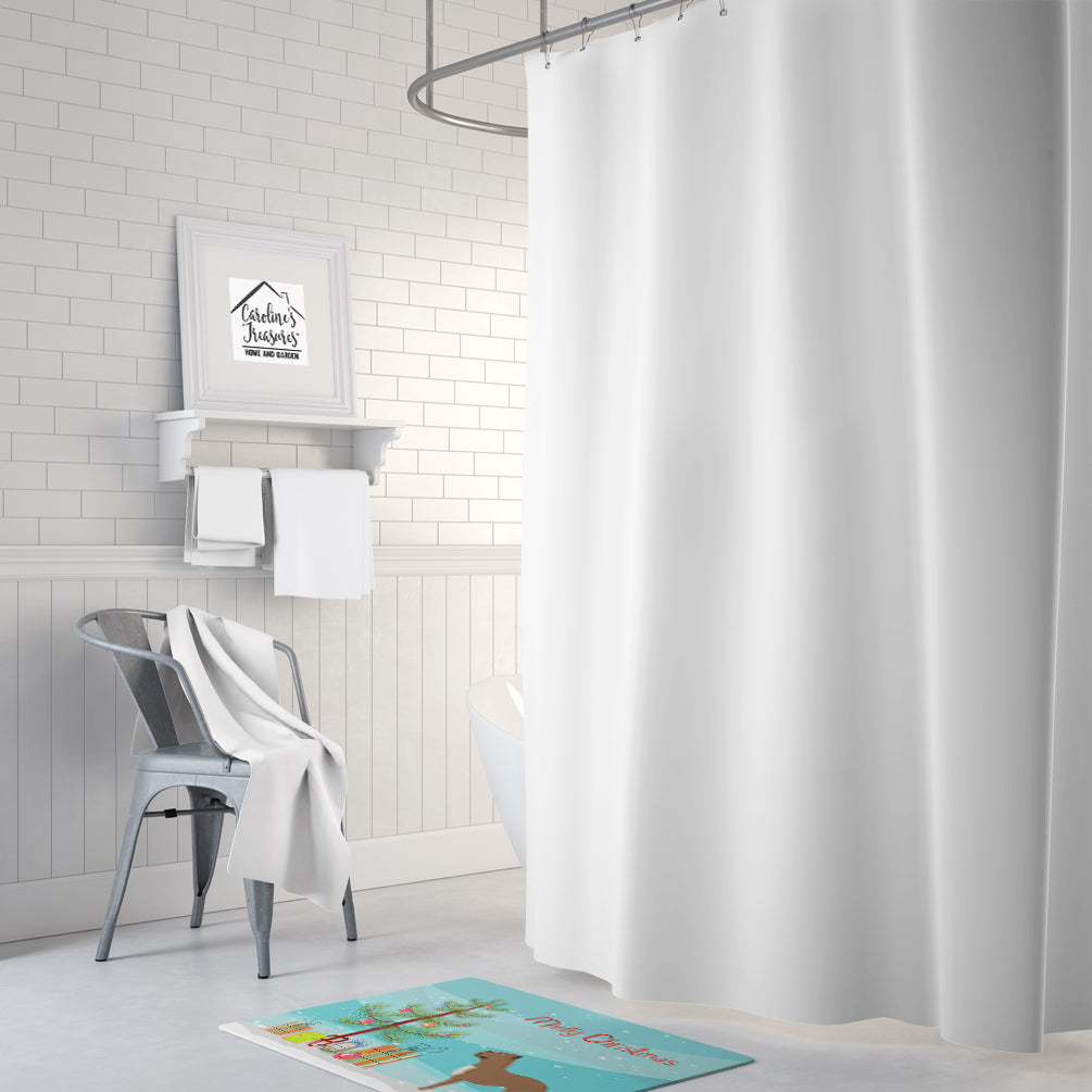 Perro de Presa Canario Christmas Memory Foam Kitchen Mat Machine Washable Anti-Fatigue Cushion Comfort Bath or Kitchen Rug