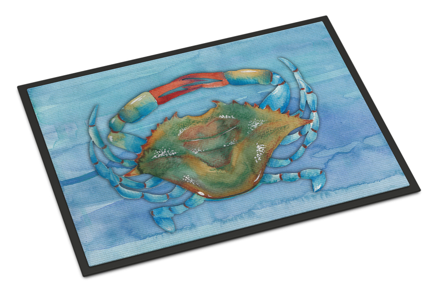 Blue Crab Doormat Indoor Outdoor 18H X 27W Front Door Mat Rugs for Entryway, Non Slip Washable