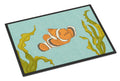 Clown Fish Doormat Indoor Outdoor 24H X 36W Front Door Mat Rugs for Entryway, Non Slip Washable Low Pile,