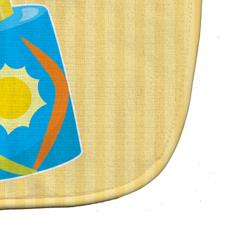 Beach Lotion Baby Bib Easy-Clean Baby Bib Baby Feeding Accessory Baby Mealtime Essential, 10 x 13, Multicolor