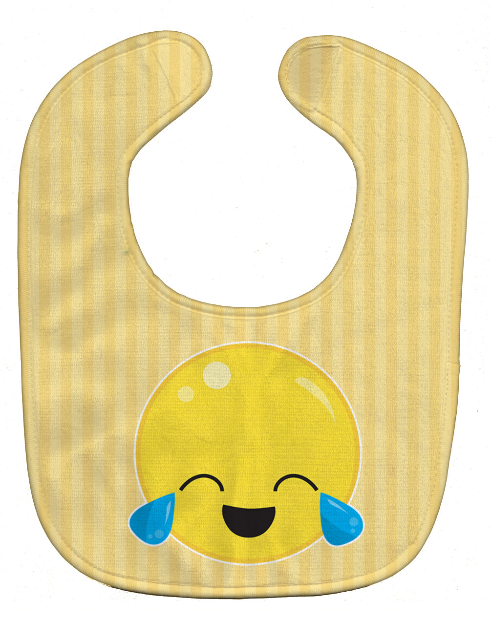 Crying Face #1 Baby Bib Easy-Clean Baby Bib Baby Feeding Accessory Baby Mealtime Essential, 10 x 13, Multicolor