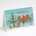 Bactrian Camel Christmas Greeting Cards Pack of 8 Blank Cards with Envelopes Whimsical A7 Size 5x7