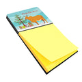 Zebu Indicine Cow Christmas Watercolor Sticky Note Holder Refillable Dispenser Desk Accessory 3x3 Pad Gift