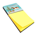 Ayrshire Cow Christmas Watercolor Sticky Note Holder Refillable Dispenser Desk Accessory 3x3 Pad Gift