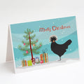 Polish Poland Chicken Christmas Greeting Cards Pack of 8 Blank Cards with Envelopes Whimsical A7 Size 5x7