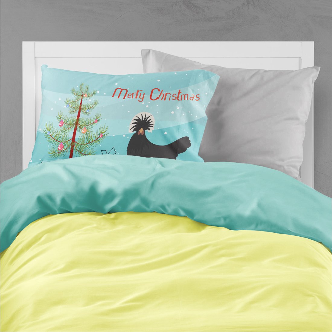 Polish Poland Chicken Christmas Standard Pillowcase Lightweight Super Soft Easy Care Decorative Artwork Pillowcase, Standard