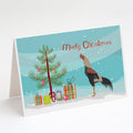 Kulang Chicken Christmas Greeting Cards Pack of 8 Blank Cards with Envelopes Whimsical A7 Size 5x7
