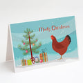 New Hampshire Red Chicken Christmas Greeting Cards Pack of 8 Blank Cards with Envelopes Whimsical A7 Size 5x7