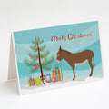 Cotentin Donkey Christmas Greeting Cards Pack of 8 Blank Cards with Envelopes Whimsical A7 Size 5x7