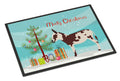 American Spotted Donkey Christmas Doormat Indoor Outdoor 18H X 27W Front Door Mat Rugs for Entryway, Non Slip Washable