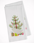 American Pekin Duck Christmas Kitchen Towel Set of 2 White Dish Towels Decorative Bathroom Hand towel for Hand, Face, Hair, Yoga, Tea, Dishcloth, 19 X 28", White